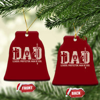 Christian Dad Ceramic Ornament Father Leader Protector Man Of God