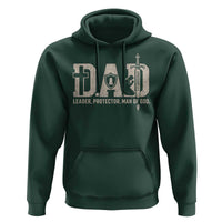 Christian Dad Hoodie Father Leader Protector Man Of God