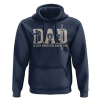 Christian Dad Hoodie Father Leader Protector Man Of God