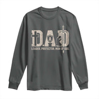 Christian Dad Long Sleeve Shirt Father Leader Protector Man Of God