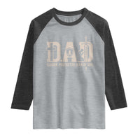 Christian Dad Raglan Shirt Father Leader Protector Man Of God