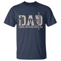 Christian Dad T Shirt Father Leader Protector Man Of God