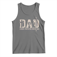 Christian Dad Tank Top Father Leader Protector Man Of God