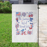 The Summer USA Turned 250 1776 2026 4th of July Garden Flag