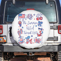 The Summer USA Turned 250 1776 2026 4th of July Spare Tire Cover