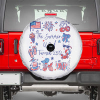 The Summer USA Turned 250 1776 2026 4th of July Spare Tire Cover
