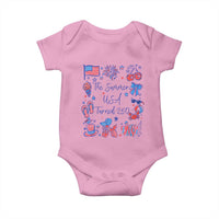 The Summer USA Turned 250 1776 2026 4th of July Baby Onesie