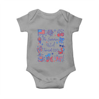 The Summer USA Turned 250 1776 2026 4th of July Baby Onesie