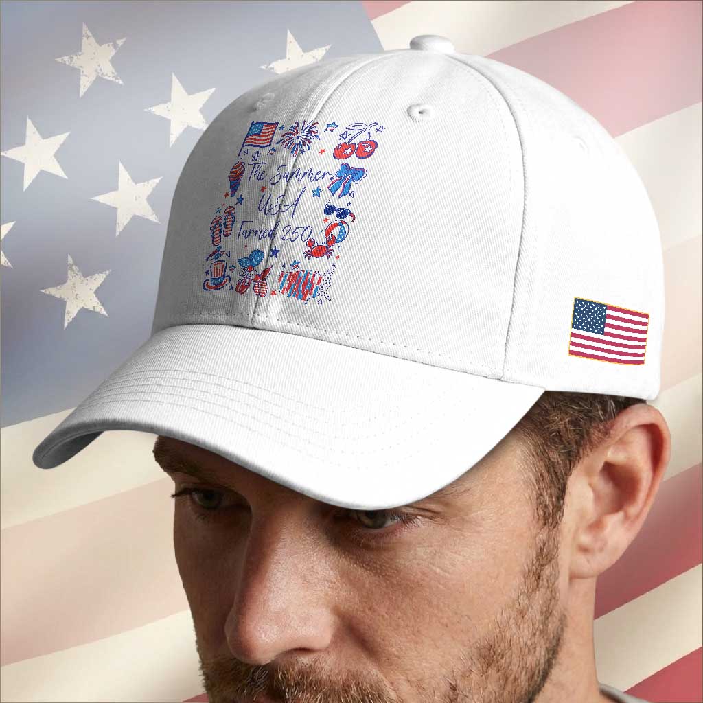 The Summer USA Turned 250 1776 2026 4th of July Baseball Cap