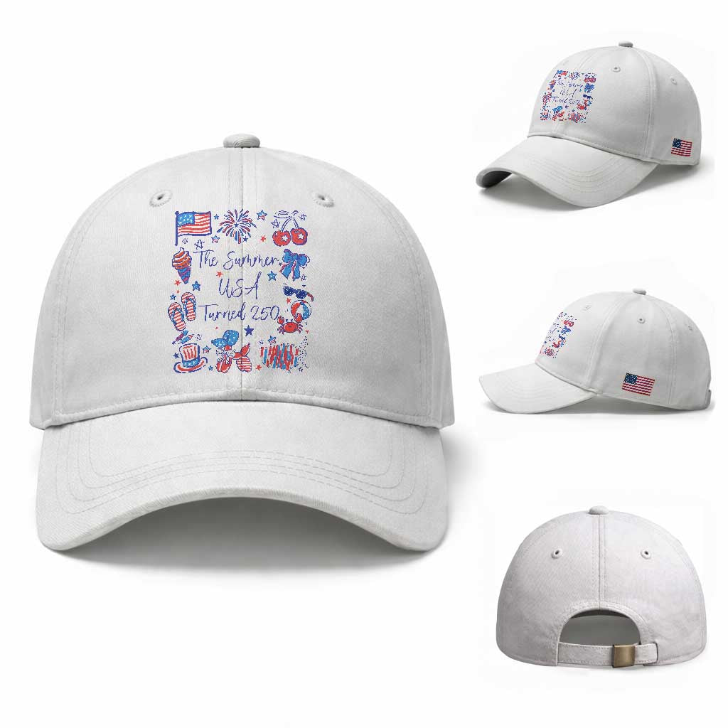 The Summer USA Turned 250 1776 2026 4th of July Baseball Cap
