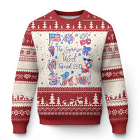 The Summer USA Turned 250 1776 2026 4th of July Ugly Christmas Sweater