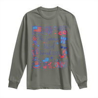 The Summer USA Turned 250 1776 2026 4th of July Long Sleeve Shirt
