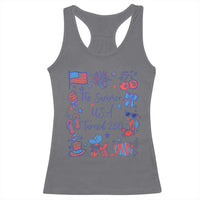 The Summer USA Turned 250 1776 2026 4th of July Racerback Tank Top