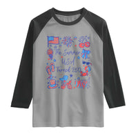 The Summer USA Turned 250 1776 2026 4th of July Raglan Shirt