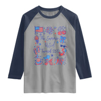The Summer USA Turned 250 1776 2026 4th of July Raglan Shirt