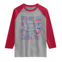 The Summer USA Turned 250 1776 2026 4th of July Raglan Shirt