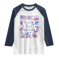 The Summer USA Turned 250 1776 2026 4th of July Raglan Shirt