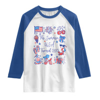 The Summer USA Turned 250 1776 2026 4th of July Raglan Shirt