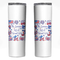 The Summer USA Turned 250 1776 2026 4th of July Skinny Tumbler