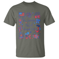 The Summer USA Turned 250 1776 2026 4th of July T Shirt