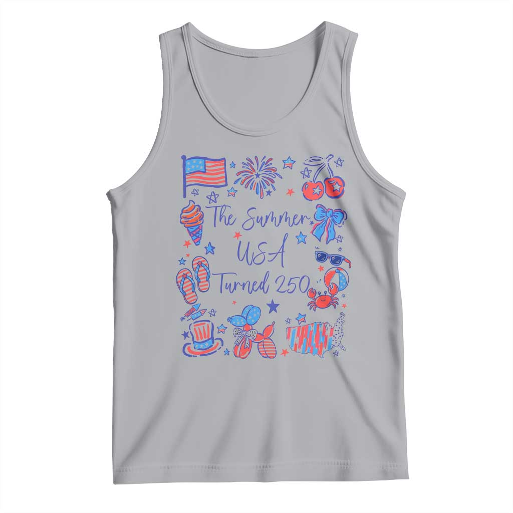 The Summer USA Turned 250 1776 2026 4th of July Tank Top