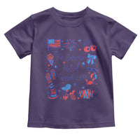 The Summer USA Turned 250 1776 2026 4th of July Toddler T Shirt