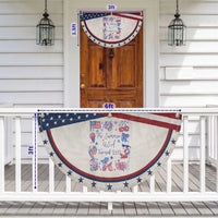 The Summer USA Turned 250 1776 2026 4th of July Patriotic Fan Flag