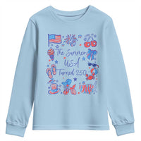 The Summer USA Turned 250 1776 2026 4th of July Youth Sweatshirt