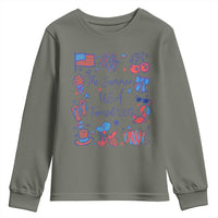 The Summer USA Turned 250 1776 2026 4th of July Youth Sweatshirt