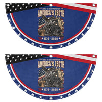 Steam Locomotive Train USA 250th Anniversary Patriotic Fan Flag Coast To Coast Patriotism Liberty American Flag