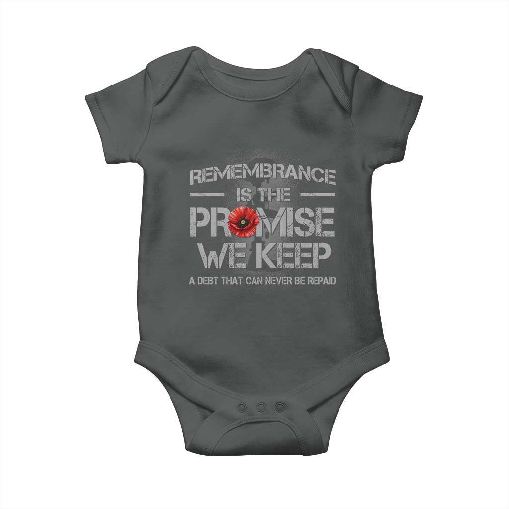 Remembrance Is The Promise We Keep Baby Onesie Memorial Day