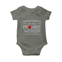 Remembrance Is The Promise We Keep Baby Onesie Memorial Day