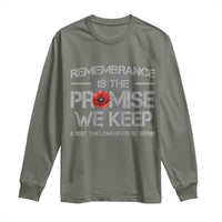Remembrance Is The Promise We Keep Long Sleeve Shirt Memorial Day