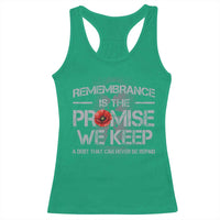 Remembrance Is The Promise We Keep Racerback Tank Top Memorial Day