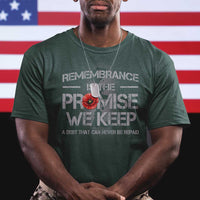 Remembrance Is The Promise We Keep T Shirt Memorial Day