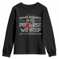 Remembrance Is The Promise We Keep Youth Sweatshirt Memorial Day