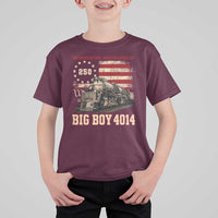 Train USA 250th Anniversary T Shirt For Kid American Iron Legacy Steam Locomotive Railroad Train Engine