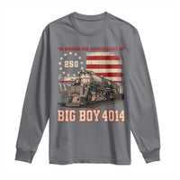 Train USA 250th Anniversary Long Sleeve Shirt American Iron Legacy Steam Locomotive Railroad Train Engine