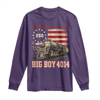 Train USA 250th Anniversary Long Sleeve Shirt American Iron Legacy Steam Locomotive Railroad Train Engine