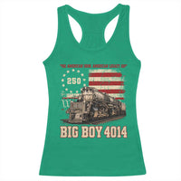 Train USA 250th Anniversary Racerback Tank Top American Iron Legacy Steam Locomotive Railroad Train Engine
