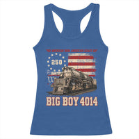 Train USA 250th Anniversary Racerback Tank Top American Iron Legacy Steam Locomotive Railroad Train Engine