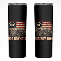 Train USA 250th Anniversary Skinny Tumbler American Iron Legacy Steam Locomotive Railroad Train Engine