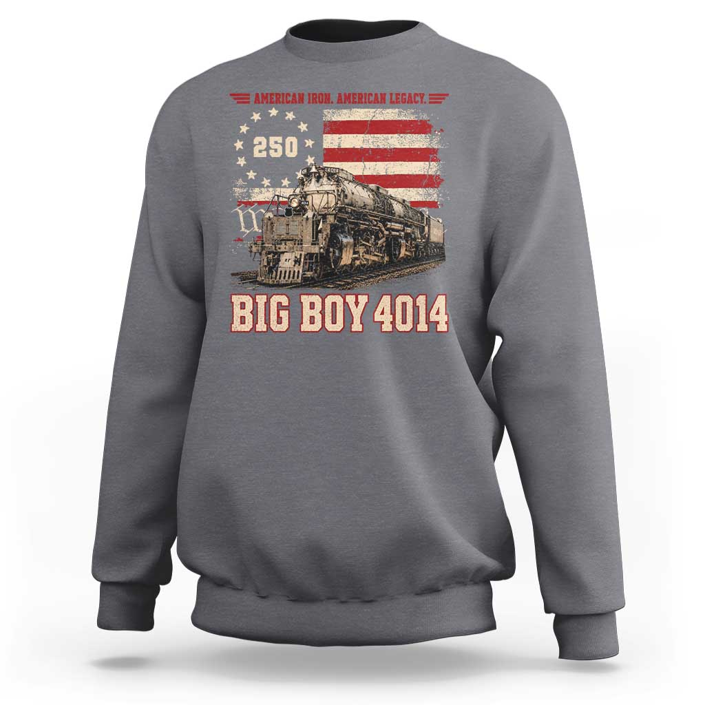 Train USA 250th Anniversary Sweatshirt American Iron Legacy Steam Locomotive Railroad Train Engine