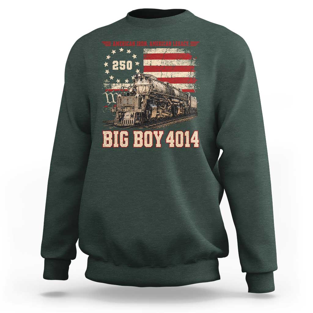 Train USA 250th Anniversary Sweatshirt American Iron Legacy Steam Locomotive Railroad Train Engine