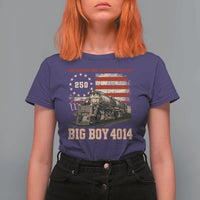 Train USA 250th Anniversary T Shirt For Women American Iron Legacy Steam Locomotive Railroad Train Engine