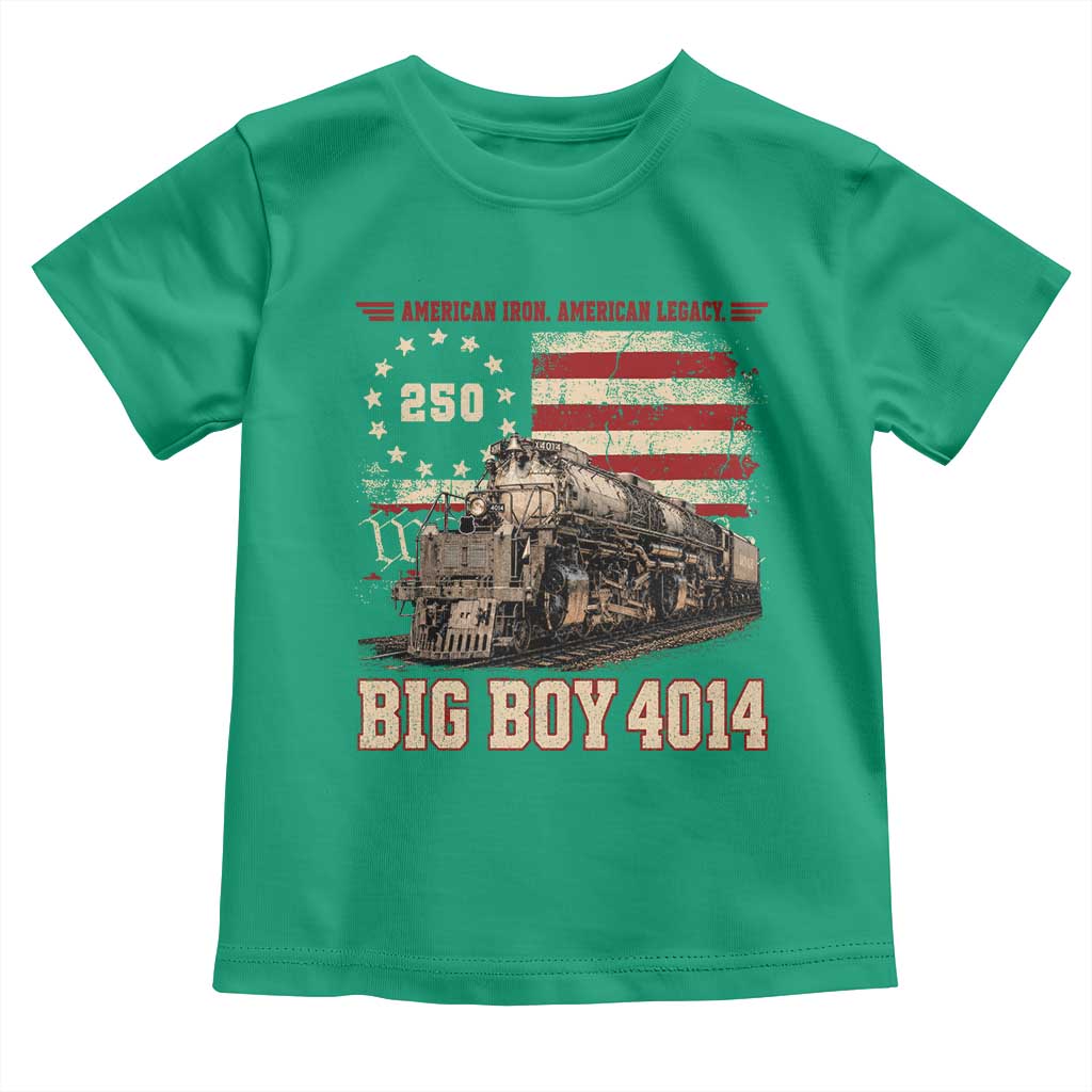 Train USA 250th Anniversary Toddler T Shirt American Iron Legacy Steam Locomotive Railroad Train Engine