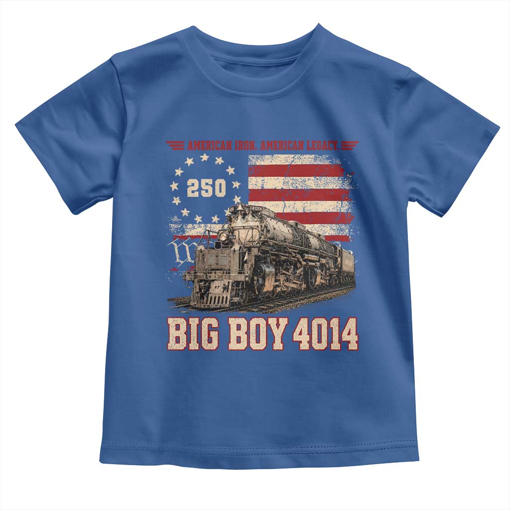 Train USA 250th Anniversary Toddler T Shirt American Iron Legacy Steam Locomotive Railroad Train Engine