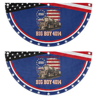 Train USA 250th Anniversary Patriotic Fan Flag American Iron Legacy Steam Locomotive Railroad Train Engine