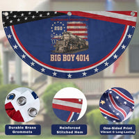 Train USA 250th Anniversary Patriotic Fan Flag American Iron Legacy Steam Locomotive Railroad Train Engine