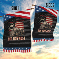Train USA 250th Anniversary Patriotic Garden Flag American Iron Legacy Steam Locomotive Railroad Train Engine